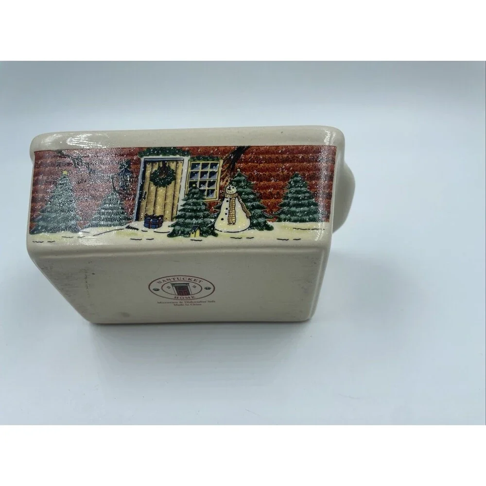 MINI CERAMIC LOAF BAKING DISHES-Nantucket Home-Christmas/Holiday/Winter